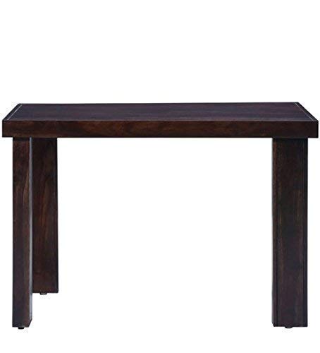 Sheesham Wood 4 Seater Dining Table Set with 4 Chairs for Home Warm Chestnut Finish, Brown
