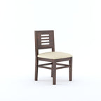 STRATA FURNITURE Solid Sheesham Wood 8 Seater Dining Table Set with Cushioned Chairs - 8 Chairs and 1 Table Dining Set for Dining Room Living Room Home Office Hotels Restaurant (Walnut Finish)
