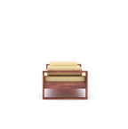 STRATA FURNITURE Sheesham Wood Diwan Bed for Bedroom Living Room (Honey Finish), Single