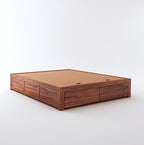 STRATA FURNITURE Sheesham Wood Queen Size Bed with Hydraulic Storage for Living Room Bedroom Home Wooden Double Bed Cot Palang Furniture (Honey Finish)
