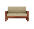 STRATA FURNITURE Sheesham Wood 6 Seater Sofa Set for Living Room Home Office 3+2+1 Solid Wood Sofa Set Wooden Sofa Set 6 Seater (Honey Finish)