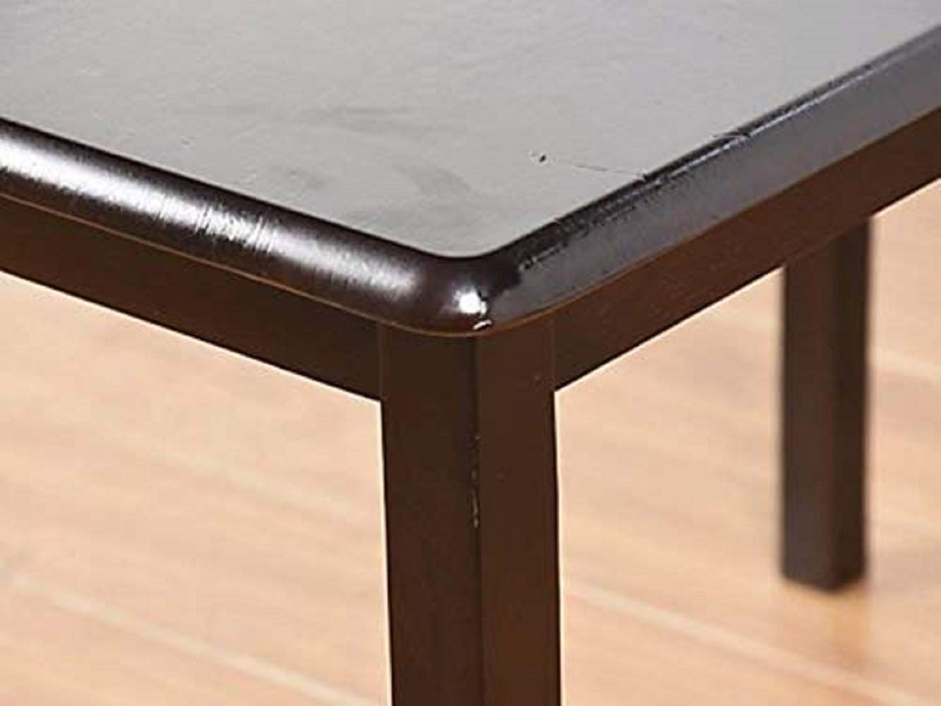 STRATA FURNITURE Sheesham Wooden Dining Table 4 Seater for Living Room 5 Piece Wooden Dining Room Sets with Chair for Home Kitchen Living Room Furniture (Brown Finish)