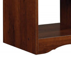 STRATA FURNITURE Sheesham Wood Bedside Table with Drawer and Shelf Storage Wooden Night Stand for Bedroom Living Room Home (Honey Teak Brown Finish)
