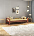 STRATA FURNITURE Sheesham Wood Diwan Bed for Bedroom Living Room (Honey Finish), Single