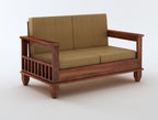 STRATA FURNITURE Sheesham Wood 7 Seater Sofa Set for Living Room Home Office Hall Solid Wooden 3+2+1+1 Seater Sofa Set Furniture (Honey Finish)