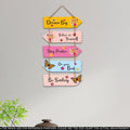 STRATA FURNITURE MDF Wall Hanging for Living Room, Bedroom, Office | 3mm Sheet | HD Quality Print | Laser Cut Design (Multicolor)